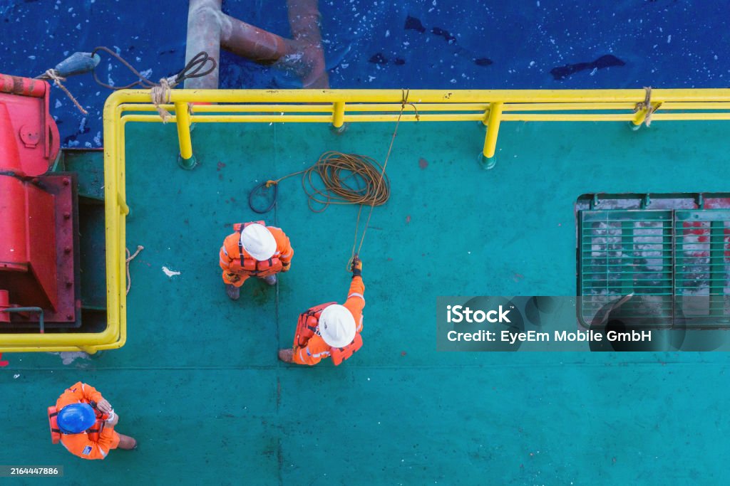 Offshore personnel on deck